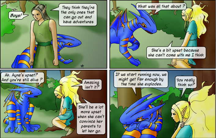 Ayne is Upset - Run Away !