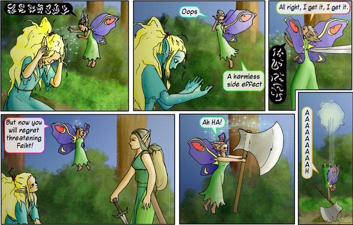 Pixie Magic vs The Law of Gravity
