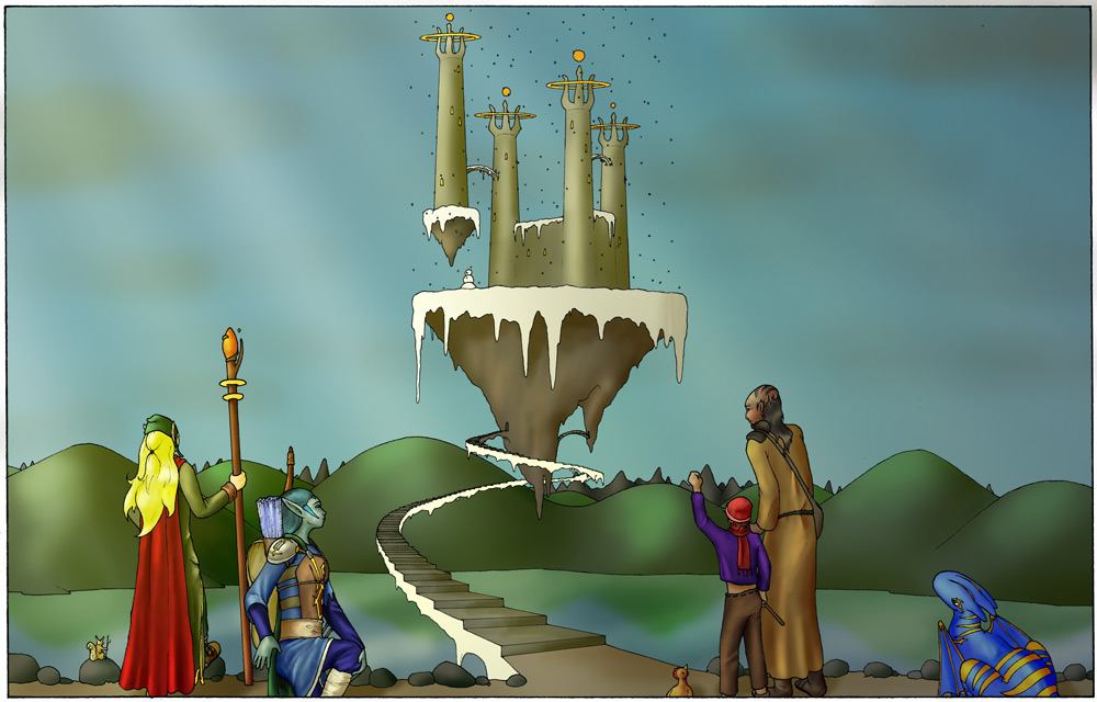 Castle in the sky with .. eh .. snow?