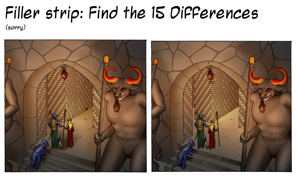 Filler strip: differences