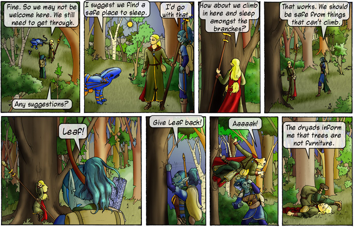 Trees are friends, not beds