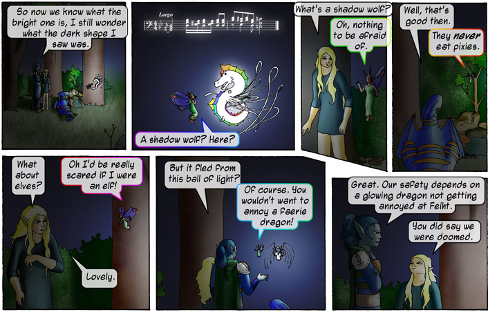 Faerie Dragon Vs Shadow Wolf