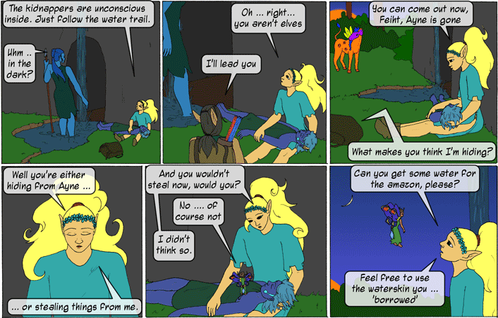 Of amazons and pixies