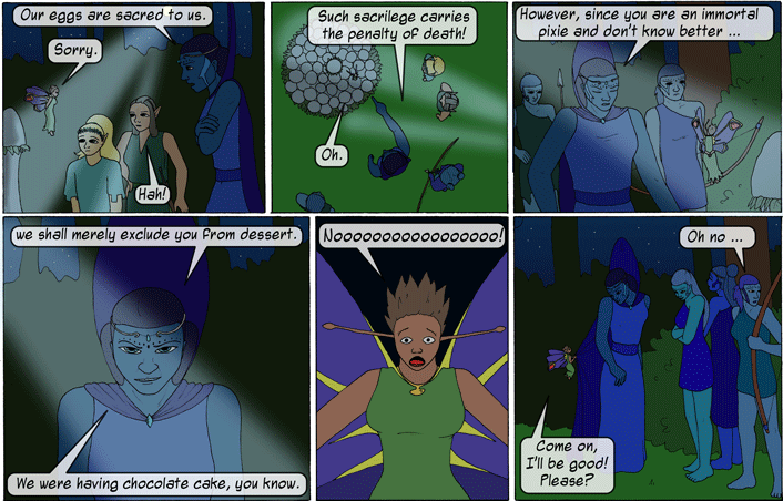 How to punish a pixie