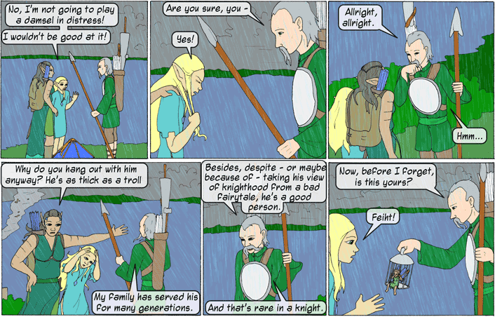 Of knights and pixies