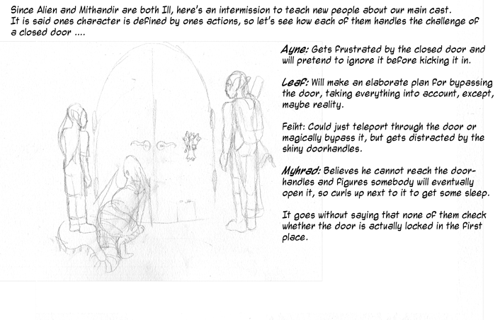 Intermission: Opening doors