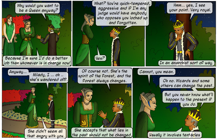 On ruling and the ever changing forest