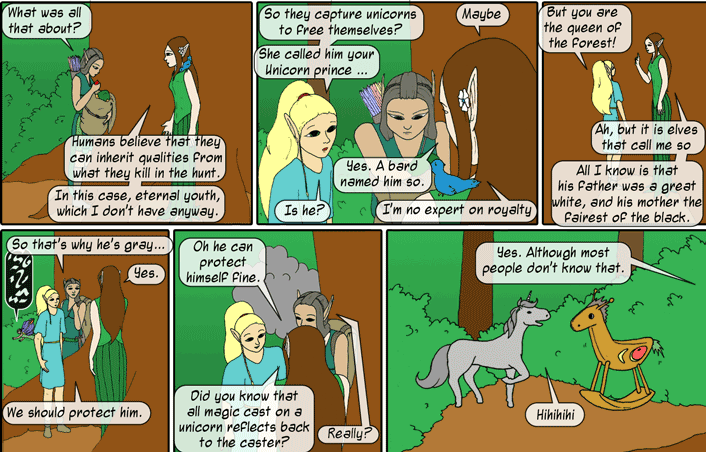 Humans, Unicorns and Silly Pixies