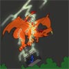 dragon hit by lightning